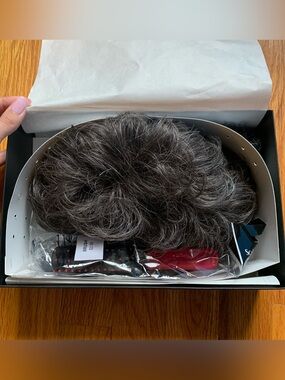 HIM Sophistication Wig M280S 20% Grey / Light Ash Brown Hair Wig by HAIRUWEAR